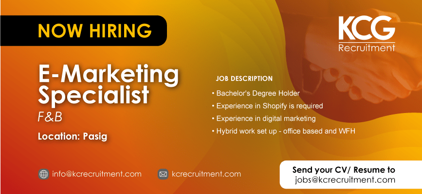 For Hire: E-Marketing Specialist expert in E-Commerce