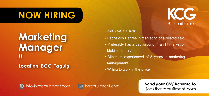 For Hire: Marketing Manager with experience in Information Technology