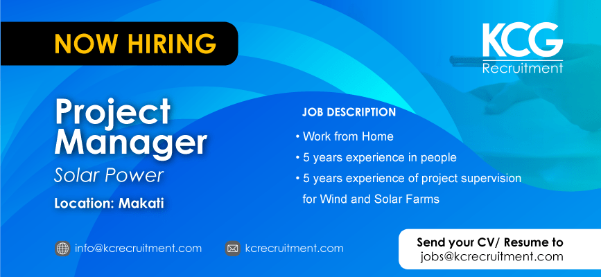 For Hire: Project Manager for a company in Makati City | Apply Now!