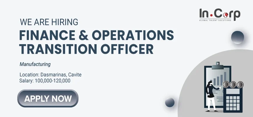 Finance & Operations Transition Officer in Cavite
