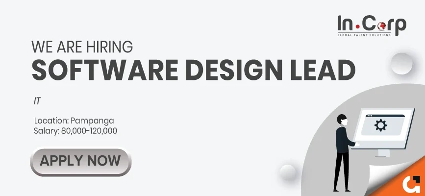 For Hire: Software Design Lead for a company based in Pampanga