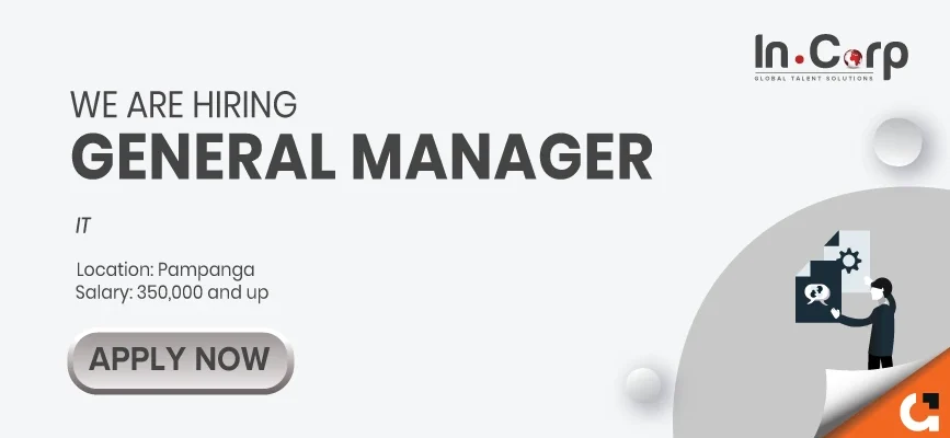 For Hire: General Manager for a company based in Pampanga